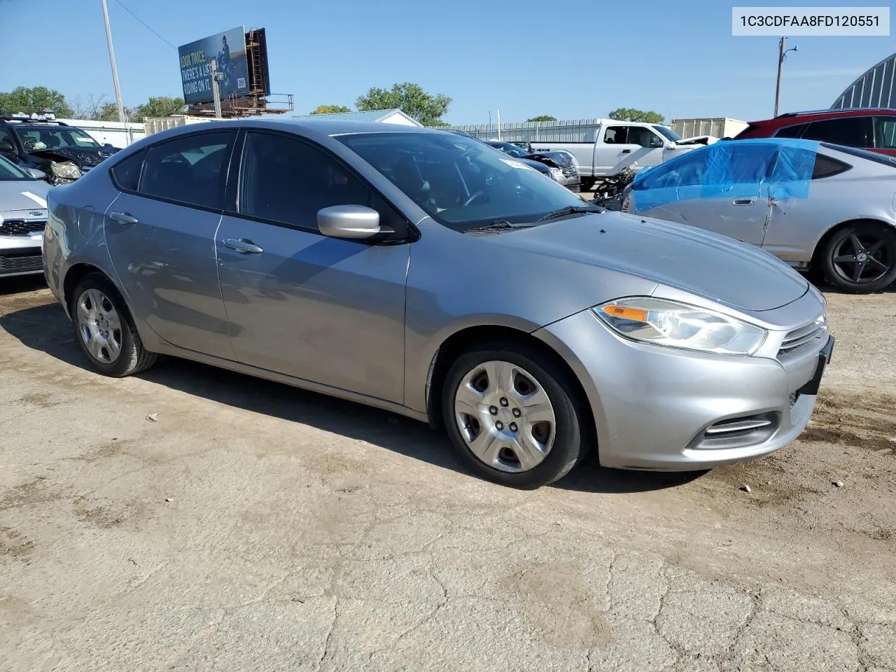 2015 Dodge Dart Se VIN: 1C3CDFAA8FD120551 Lot: 67263644