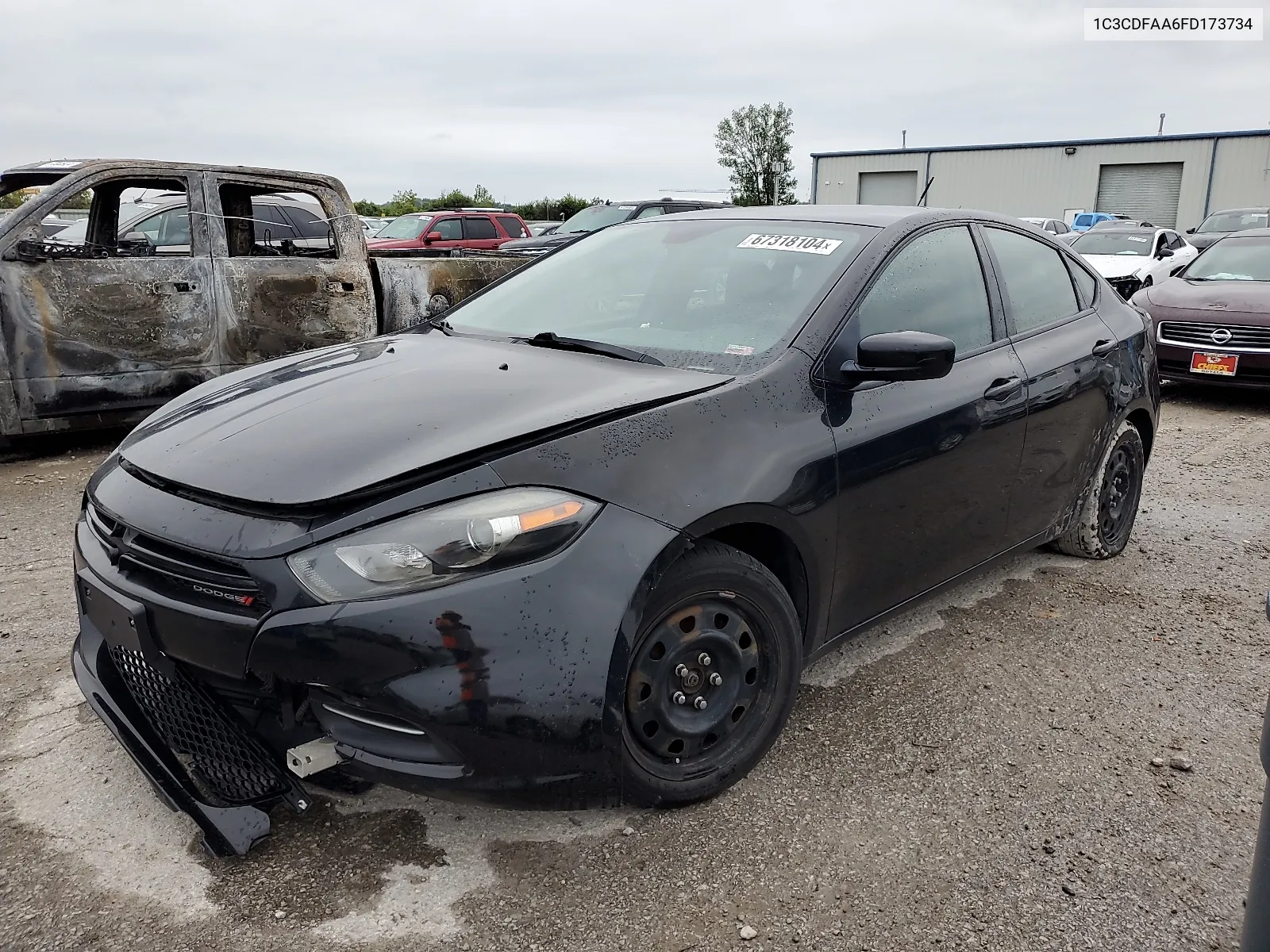 2015 Dodge Dart Se VIN: 1C3CDFAA6FD173734 Lot: 67318104