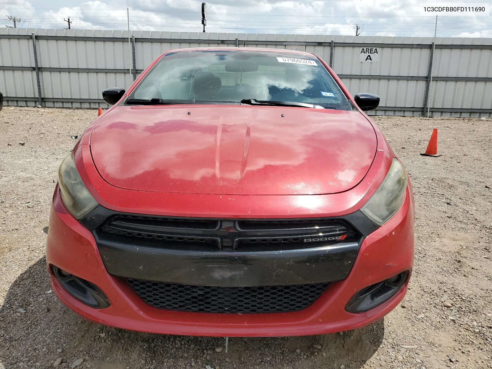 2015 Dodge Dart Sxt VIN: 1C3CDFBB0FD111690 Lot: 67960524