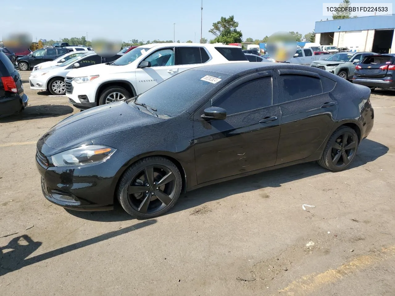 2015 Dodge Dart Sxt VIN: 1C3CDFBB1FD224533 Lot: 68282824