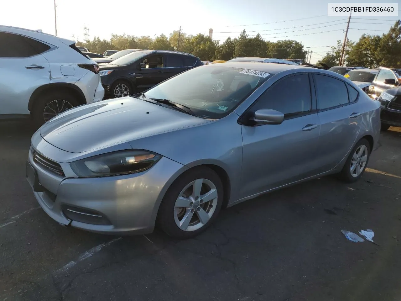 2015 Dodge Dart Sxt VIN: 1C3CDFBB1FD336460 Lot: 68844234