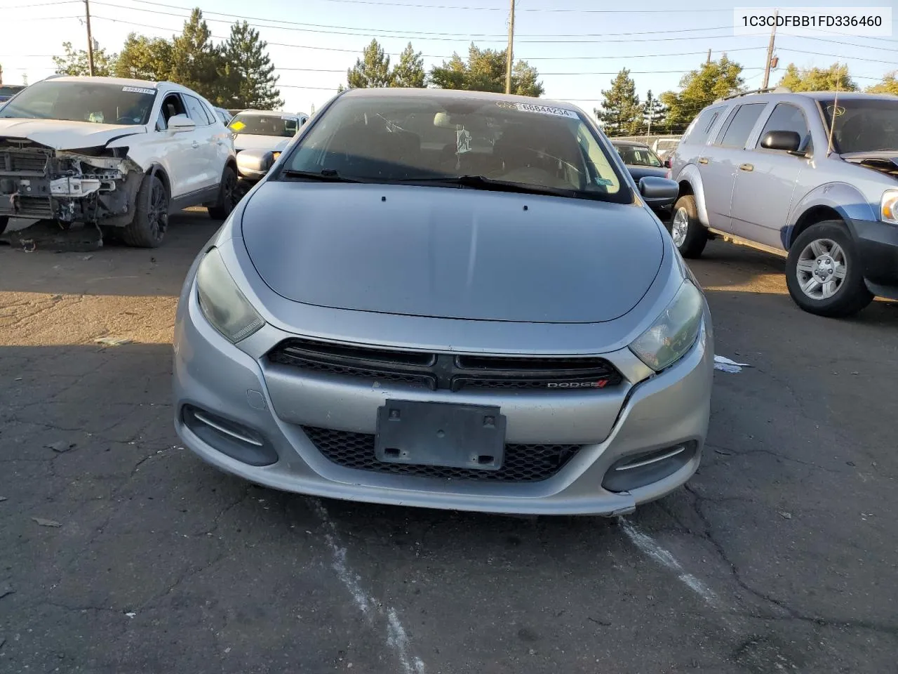 2015 Dodge Dart Sxt VIN: 1C3CDFBB1FD336460 Lot: 68844234