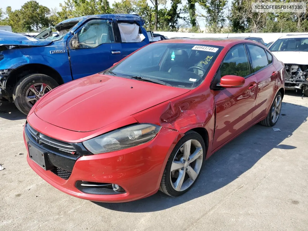 2015 Dodge Dart Gt VIN: 1C3CDFEB5FD141330 Lot: 68943744