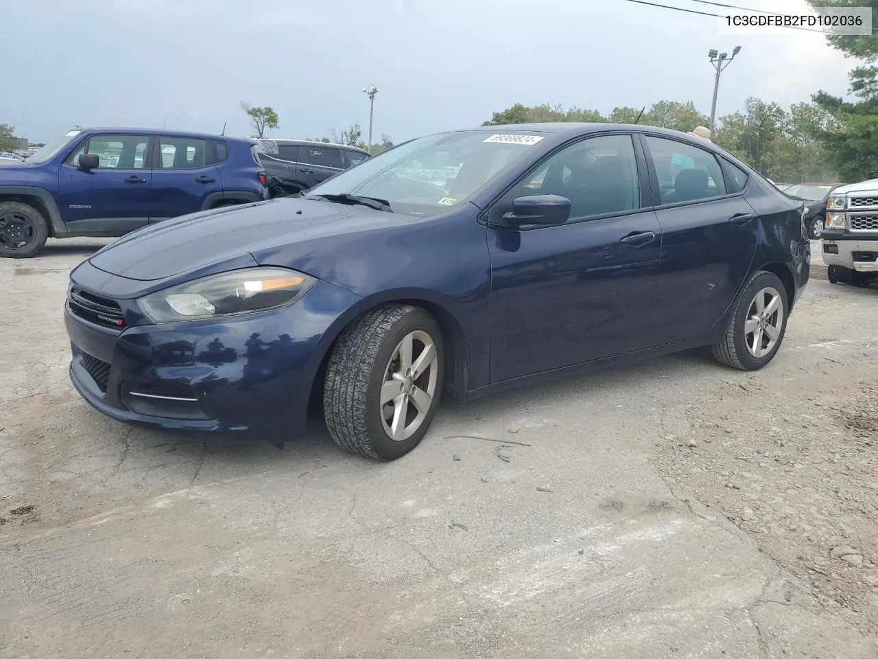 2015 Dodge Dart Sxt VIN: 1C3CDFBB2FD102036 Lot: 69369824