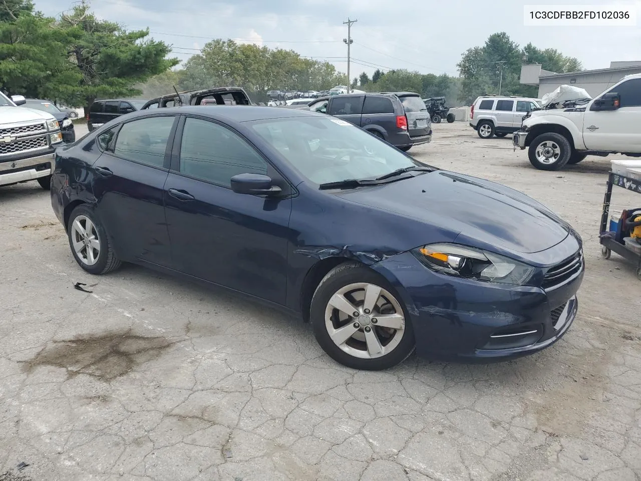 1C3CDFBB2FD102036 2015 Dodge Dart Sxt