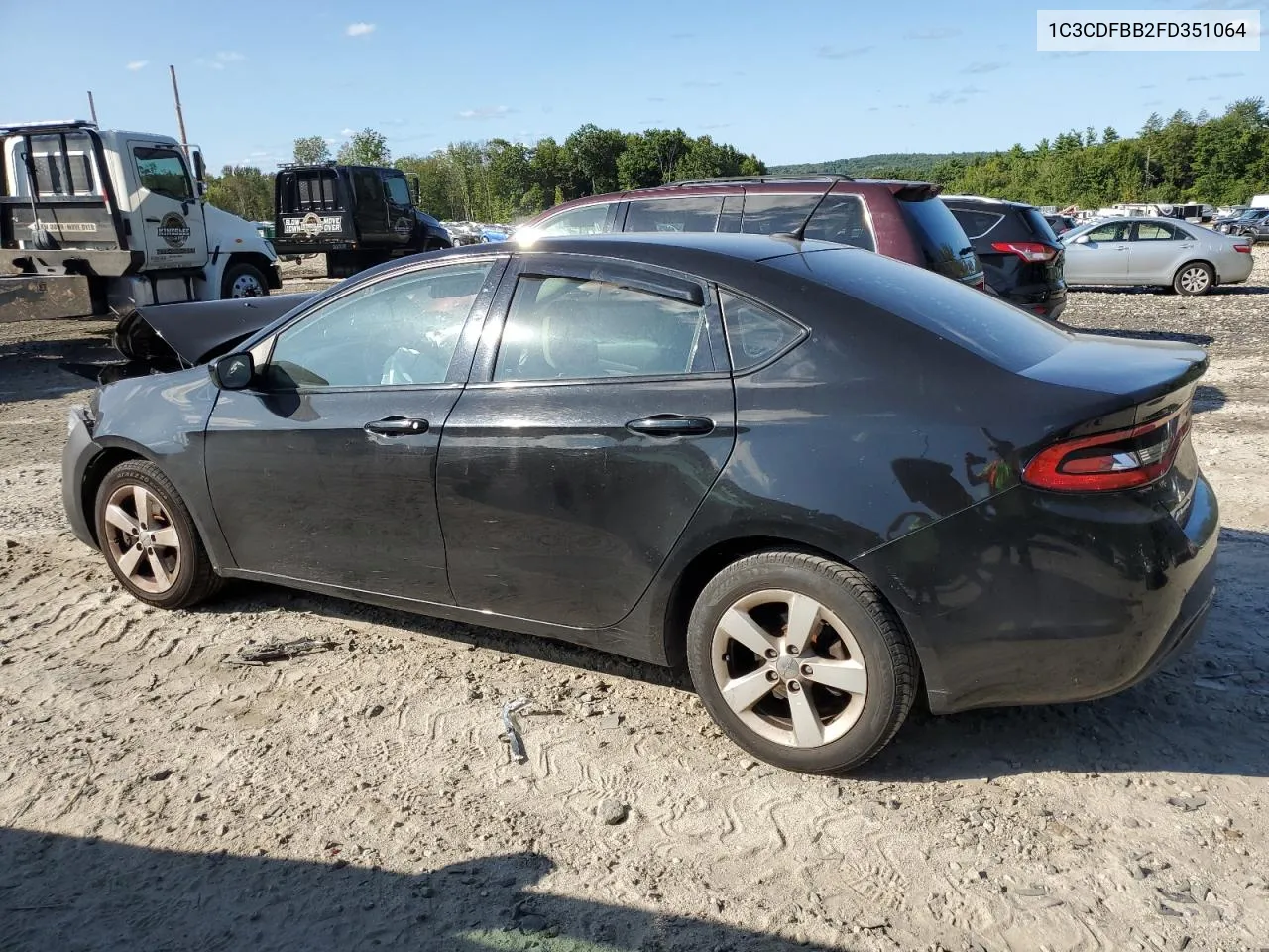 2015 Dodge Dart Sxt VIN: 1C3CDFBB2FD351064 Lot: 69479104