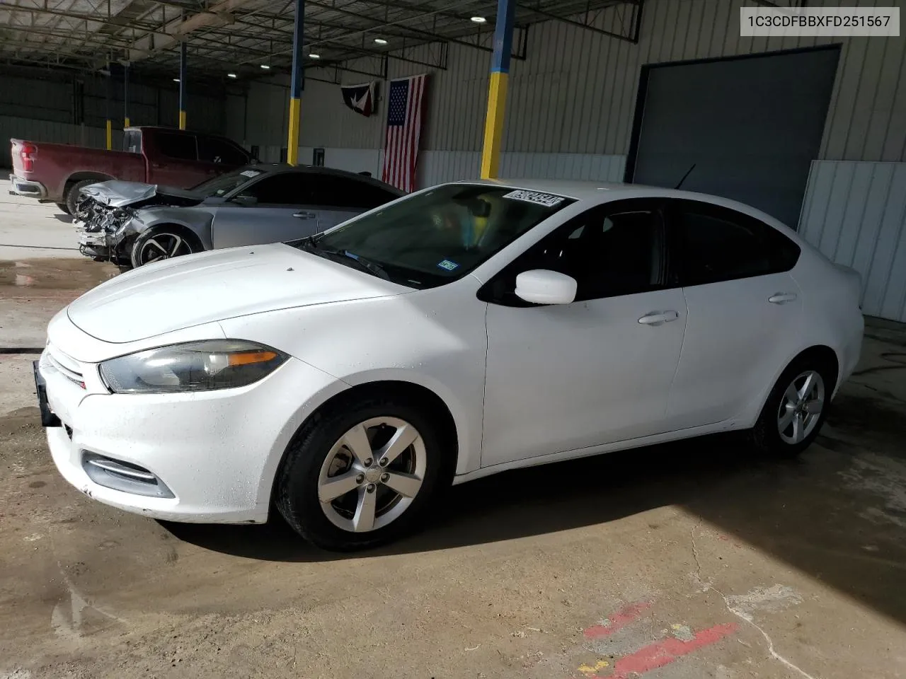 2015 Dodge Dart Sxt VIN: 1C3CDFBBXFD251567 Lot: 69824544