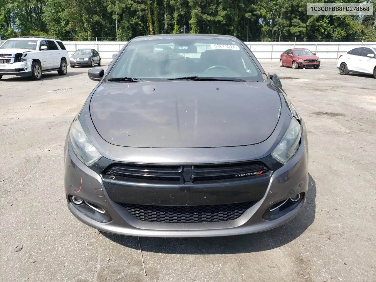 2015 Dodge Dart Sxt VIN: 1C3CDFBB8FD278668 Lot: 69873024