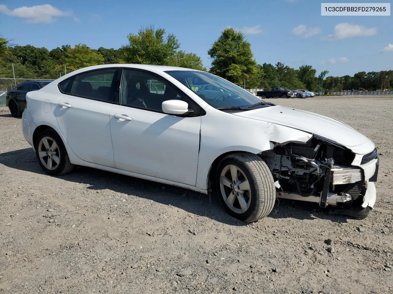 2015 Dodge Dart Sxt VIN: 1C3CDFBB2FD279265 Lot: 70183434