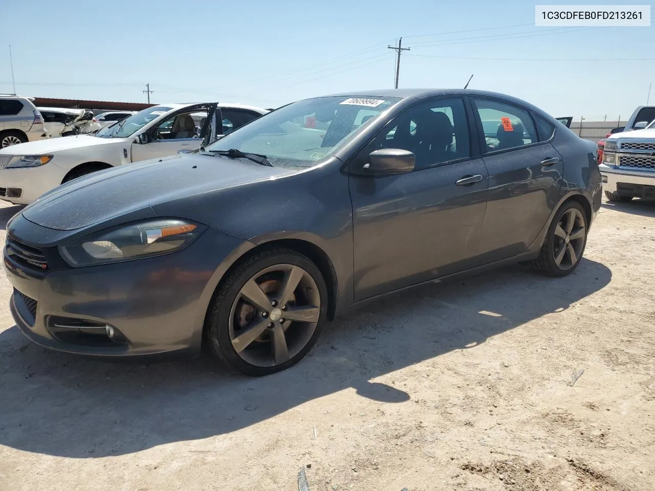 2015 Dodge Dart Gt VIN: 1C3CDFEB0FD213261 Lot: 70609994