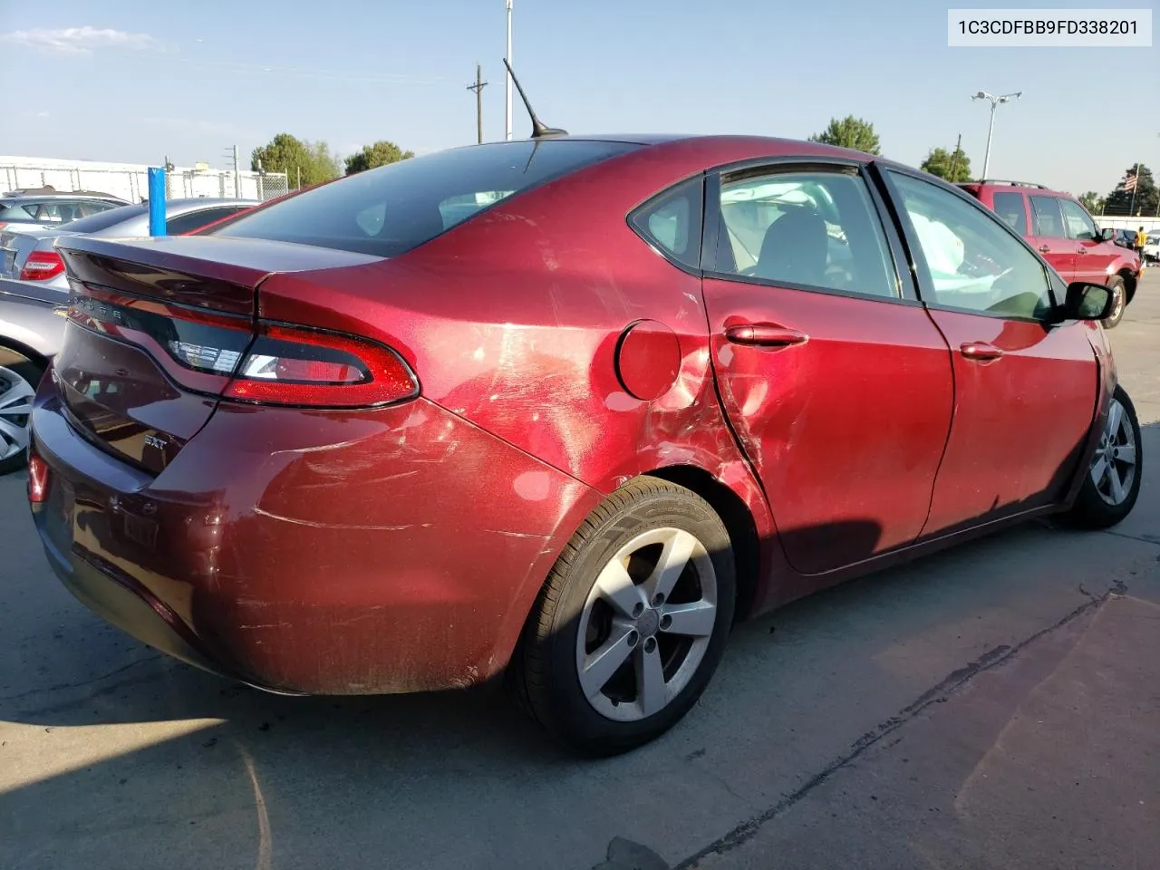 1C3CDFBB9FD338201 2015 Dodge Dart Sxt