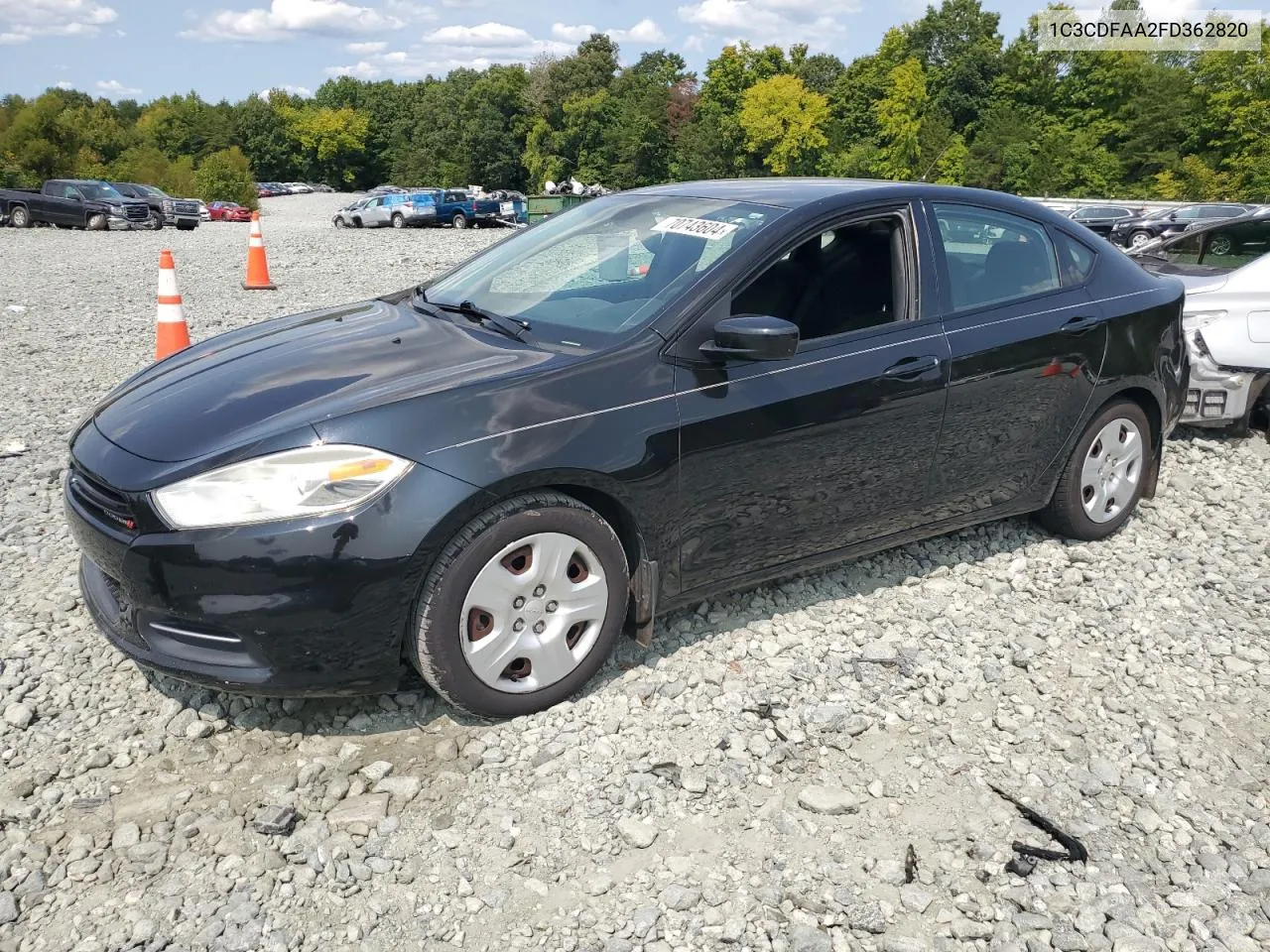 2015 Dodge Dart Se VIN: 1C3CDFAA2FD362820 Lot: 70743604