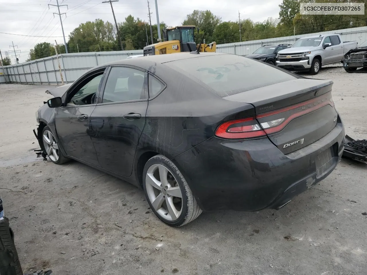 2015 Dodge Dart Gt VIN: 1C3CDFEB7FD307265 Lot: 70970004