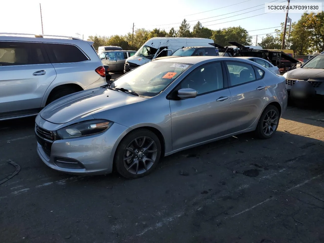 1C3CDFAA7FD391830 2015 Dodge Dart Se