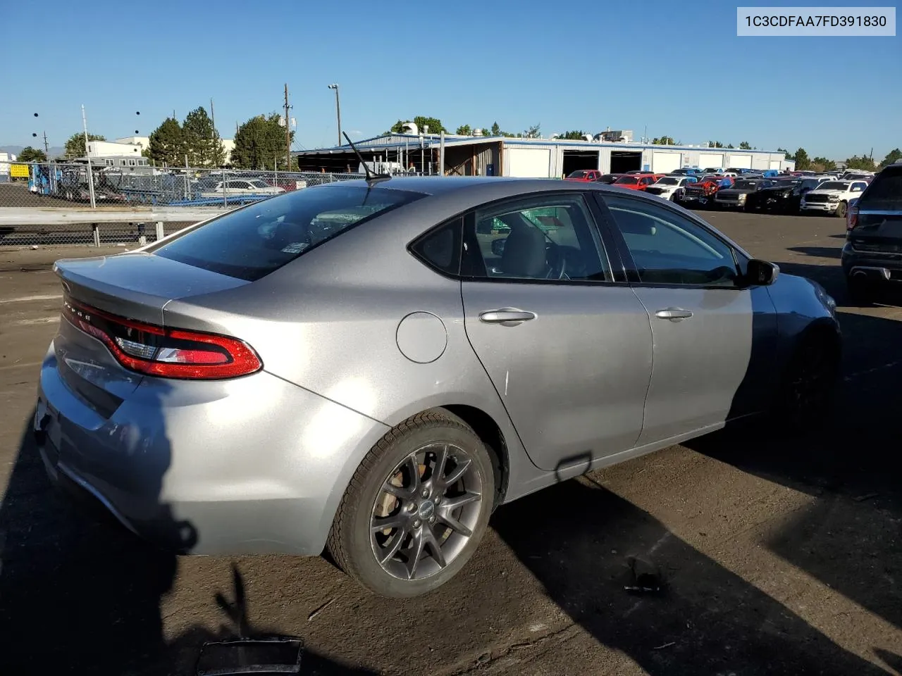 2015 Dodge Dart Se VIN: 1C3CDFAA7FD391830 Lot: 71277994