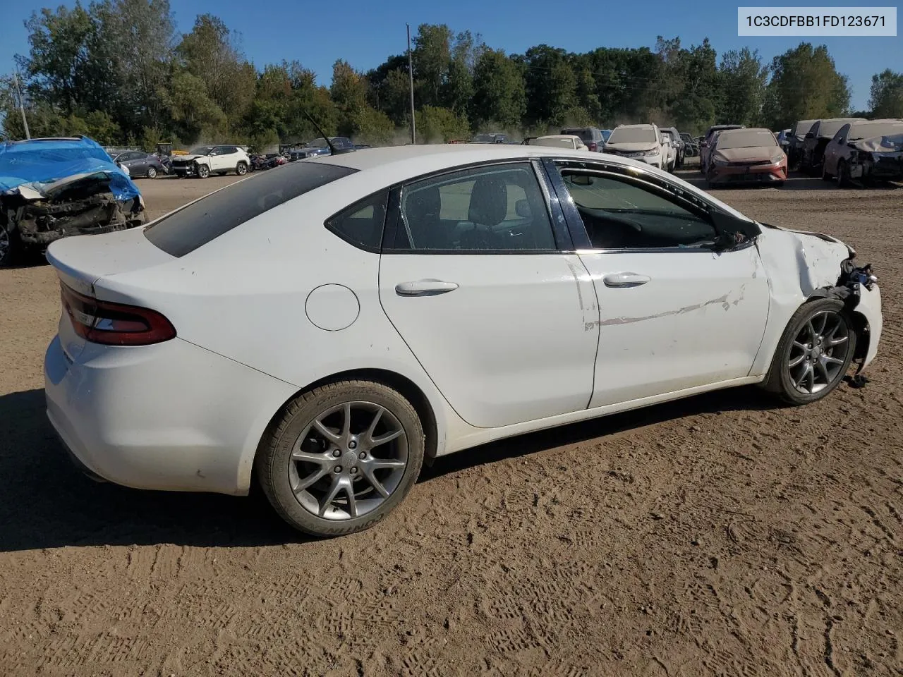 2015 Dodge Dart Sxt VIN: 1C3CDFBB1FD123671 Lot: 71533944