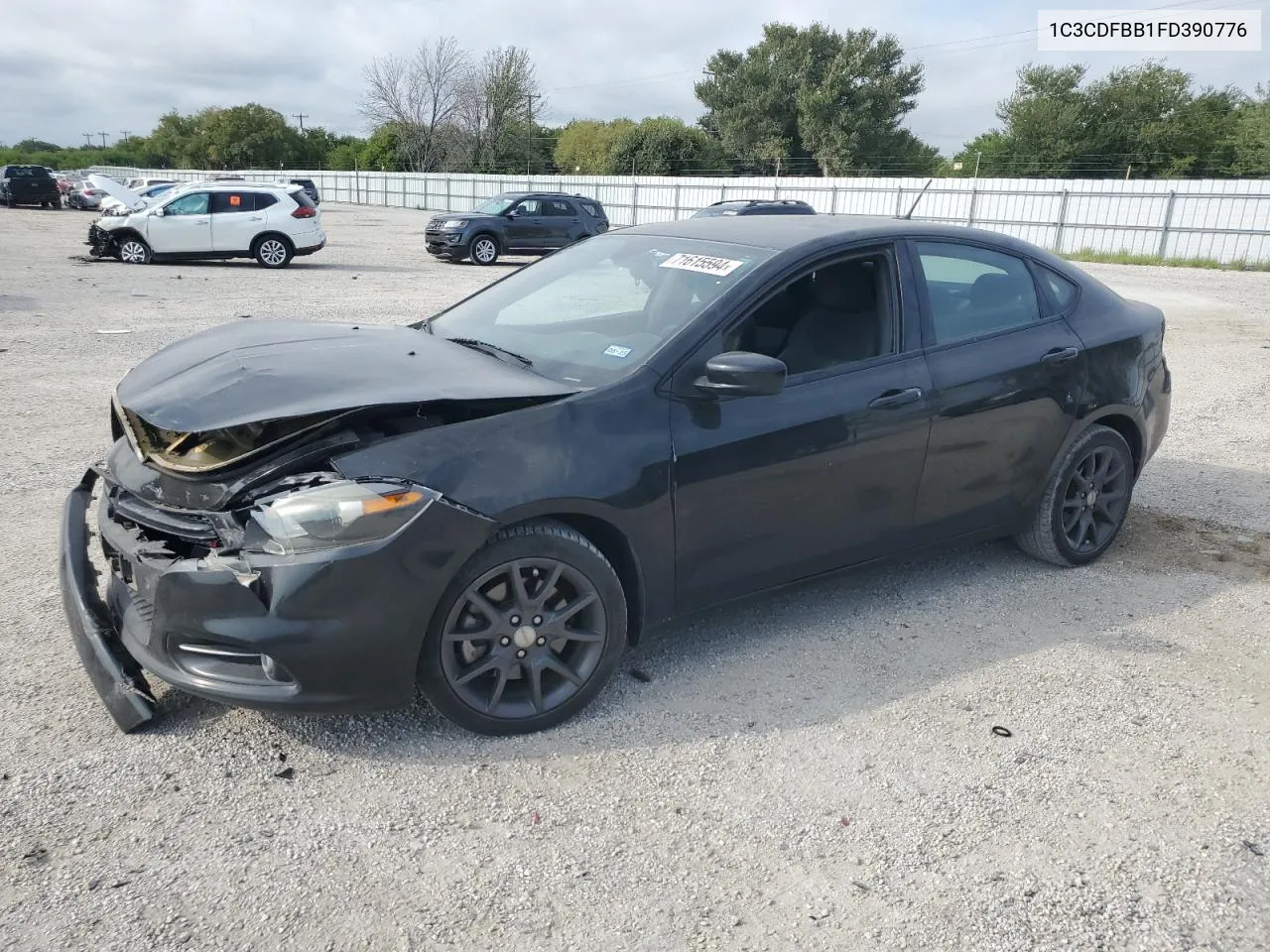 2015 Dodge Dart Sxt VIN: 1C3CDFBB1FD390776 Lot: 71615594