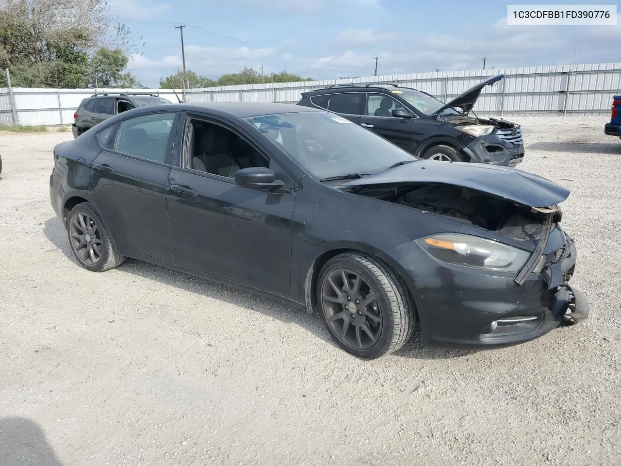 2015 Dodge Dart Sxt VIN: 1C3CDFBB1FD390776 Lot: 71615594