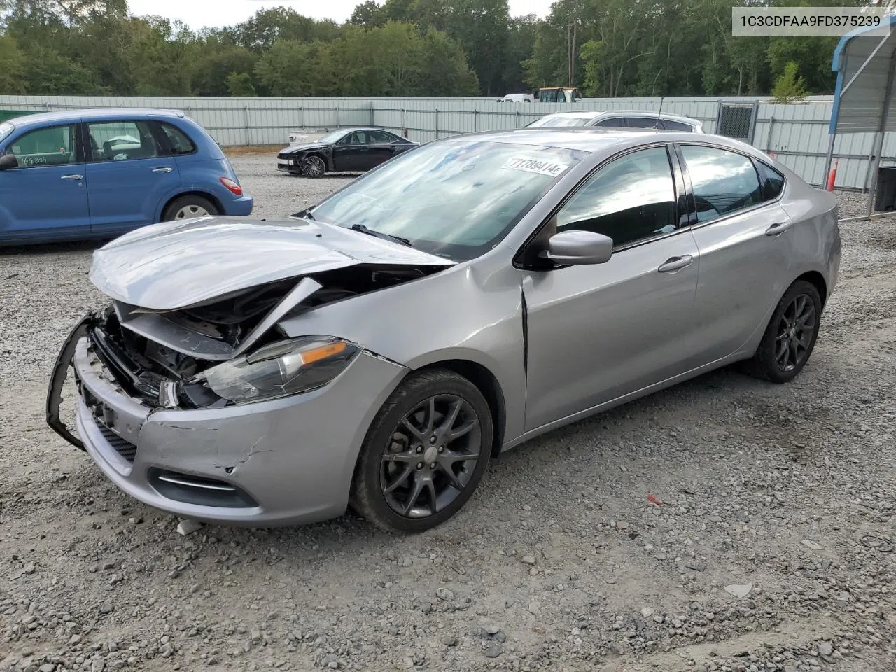 2015 Dodge Dart Se VIN: 1C3CDFAA9FD375239 Lot: 71789414