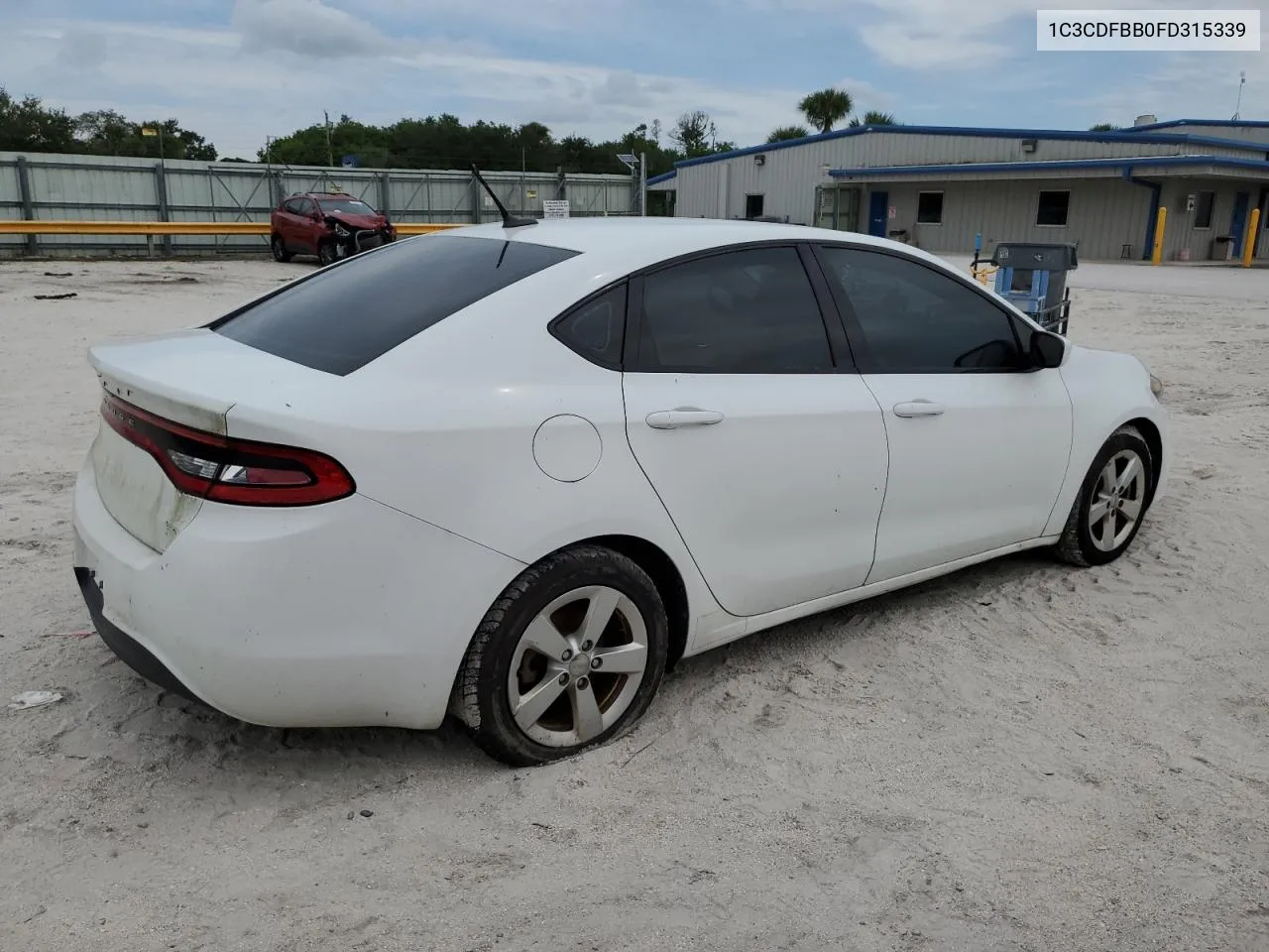 2015 Dodge Dart Sxt VIN: 1C3CDFBB0FD315339 Lot: 72119184