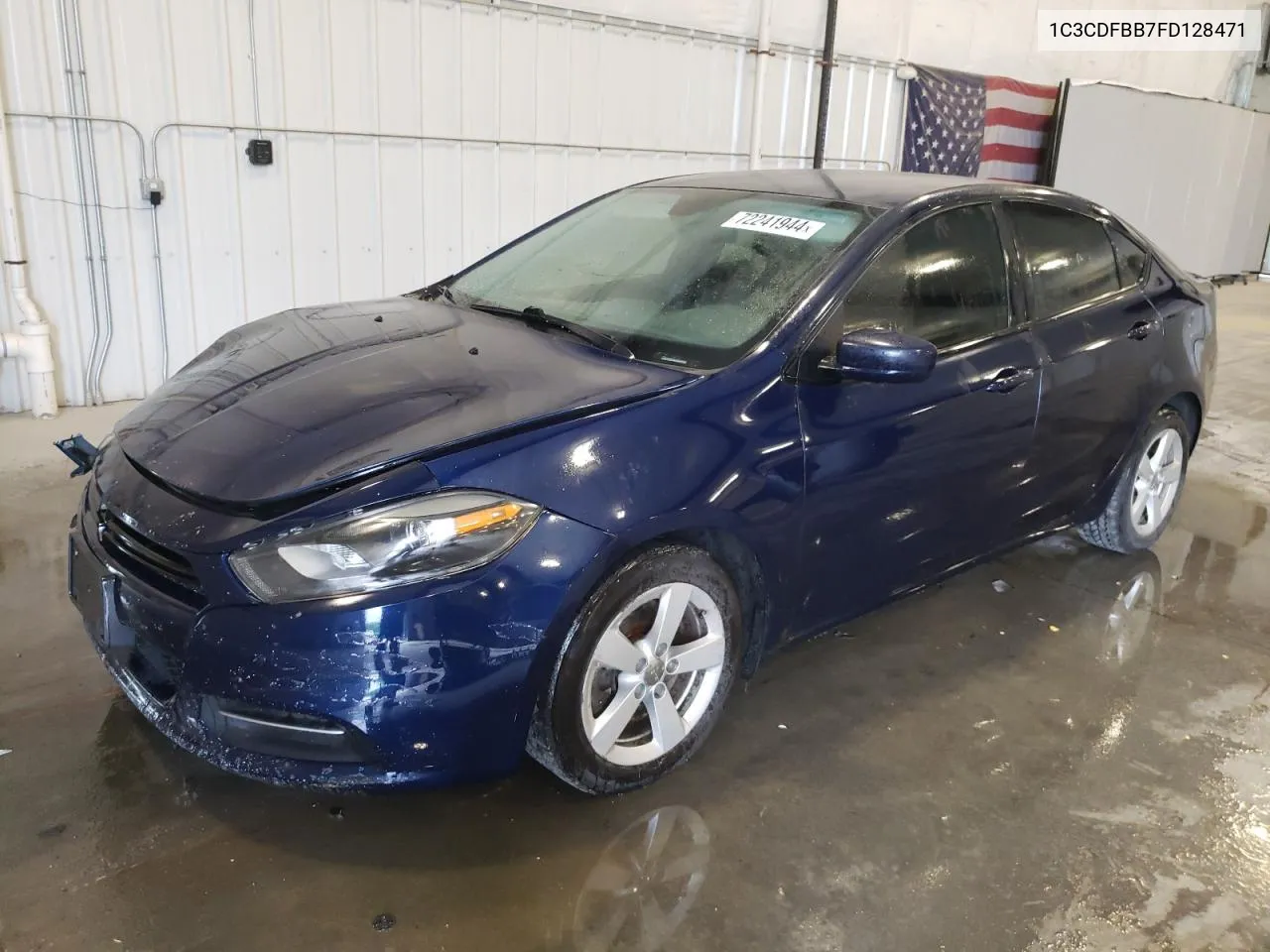 2015 Dodge Dart Sxt VIN: 1C3CDFBB7FD128471 Lot: 72241944