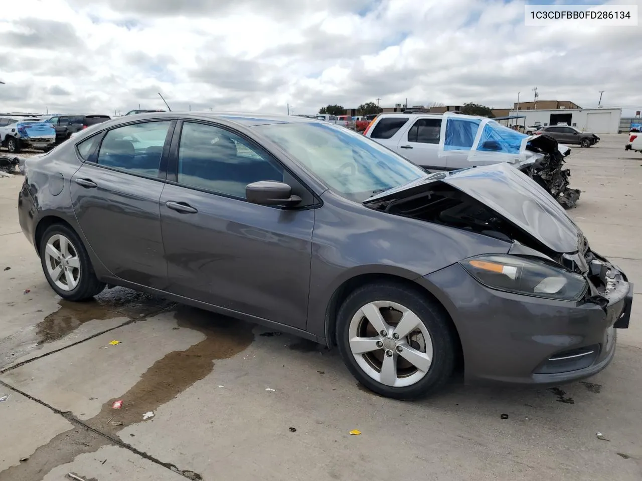 2015 Dodge Dart Sxt VIN: 1C3CDFBB0FD286134 Lot: 72392294