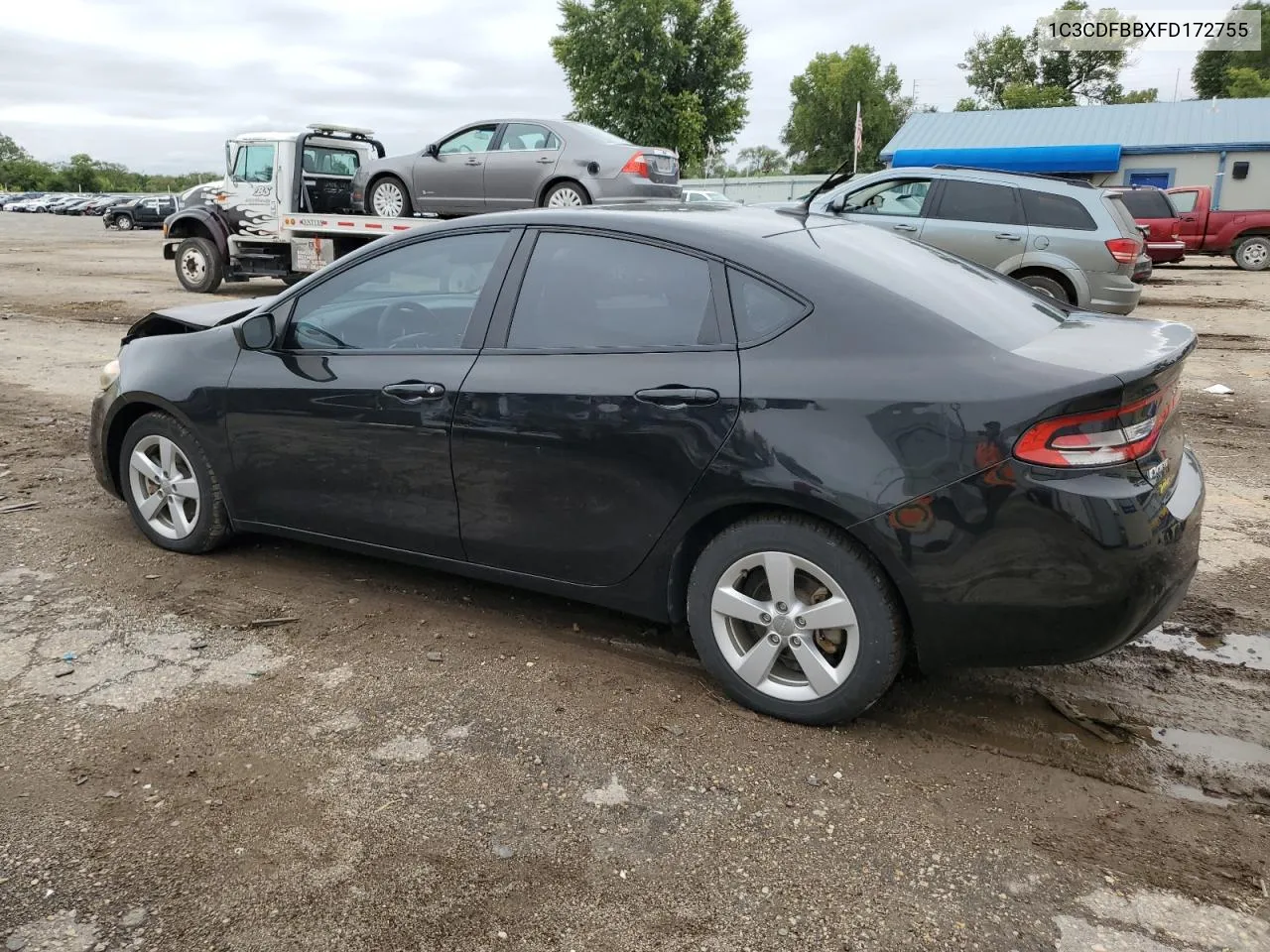 2015 Dodge Dart Sxt VIN: 1C3CDFBBXFD172755 Lot: 72768084