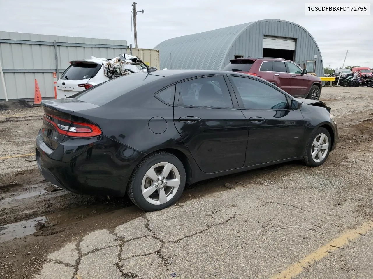 2015 Dodge Dart Sxt VIN: 1C3CDFBBXFD172755 Lot: 72768084