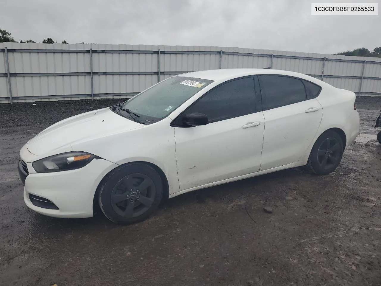 2015 Dodge Dart Sxt VIN: 1C3CDFBB8FD265533 Lot: 73361934