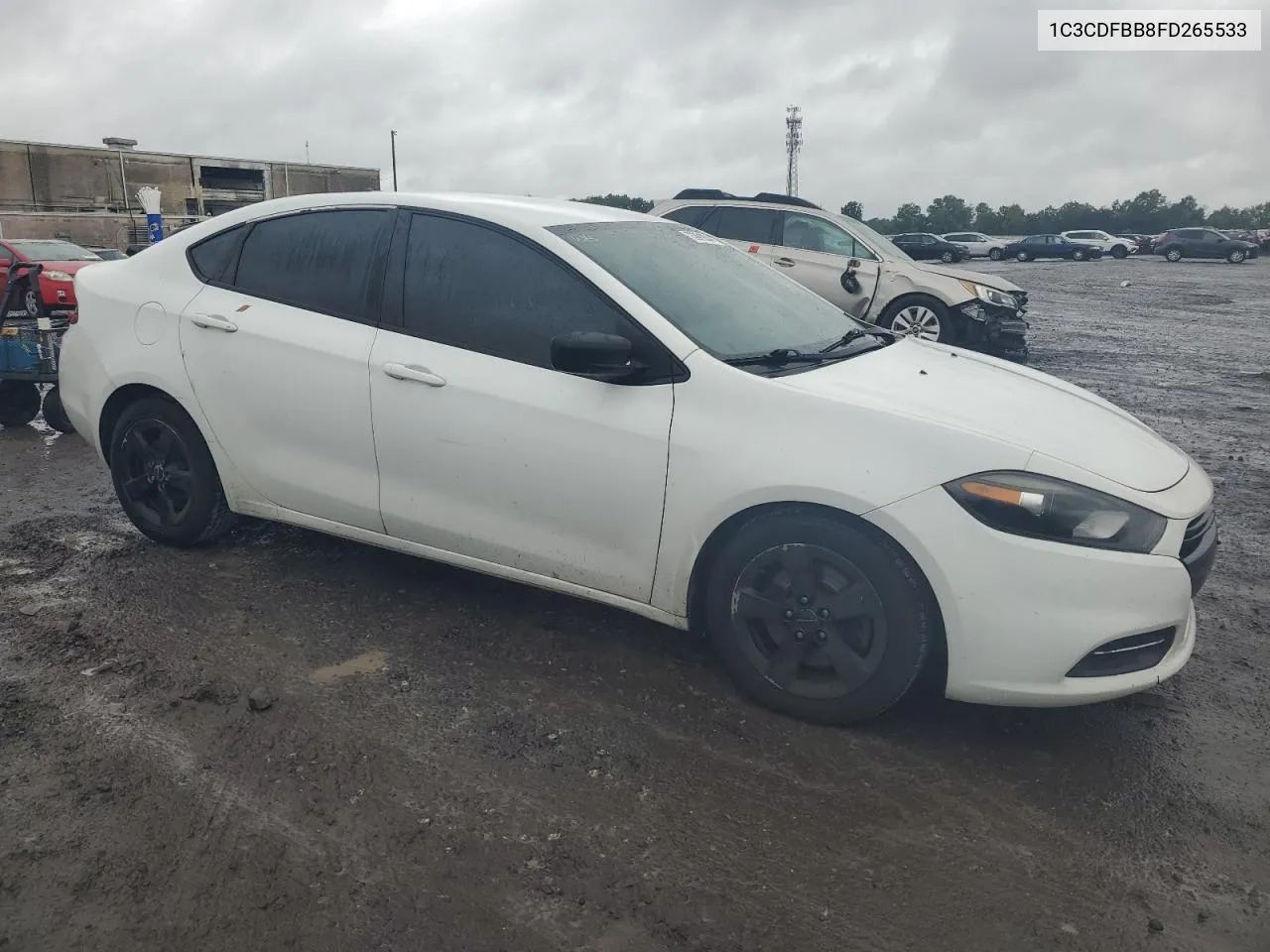 2015 Dodge Dart Sxt VIN: 1C3CDFBB8FD265533 Lot: 73361934