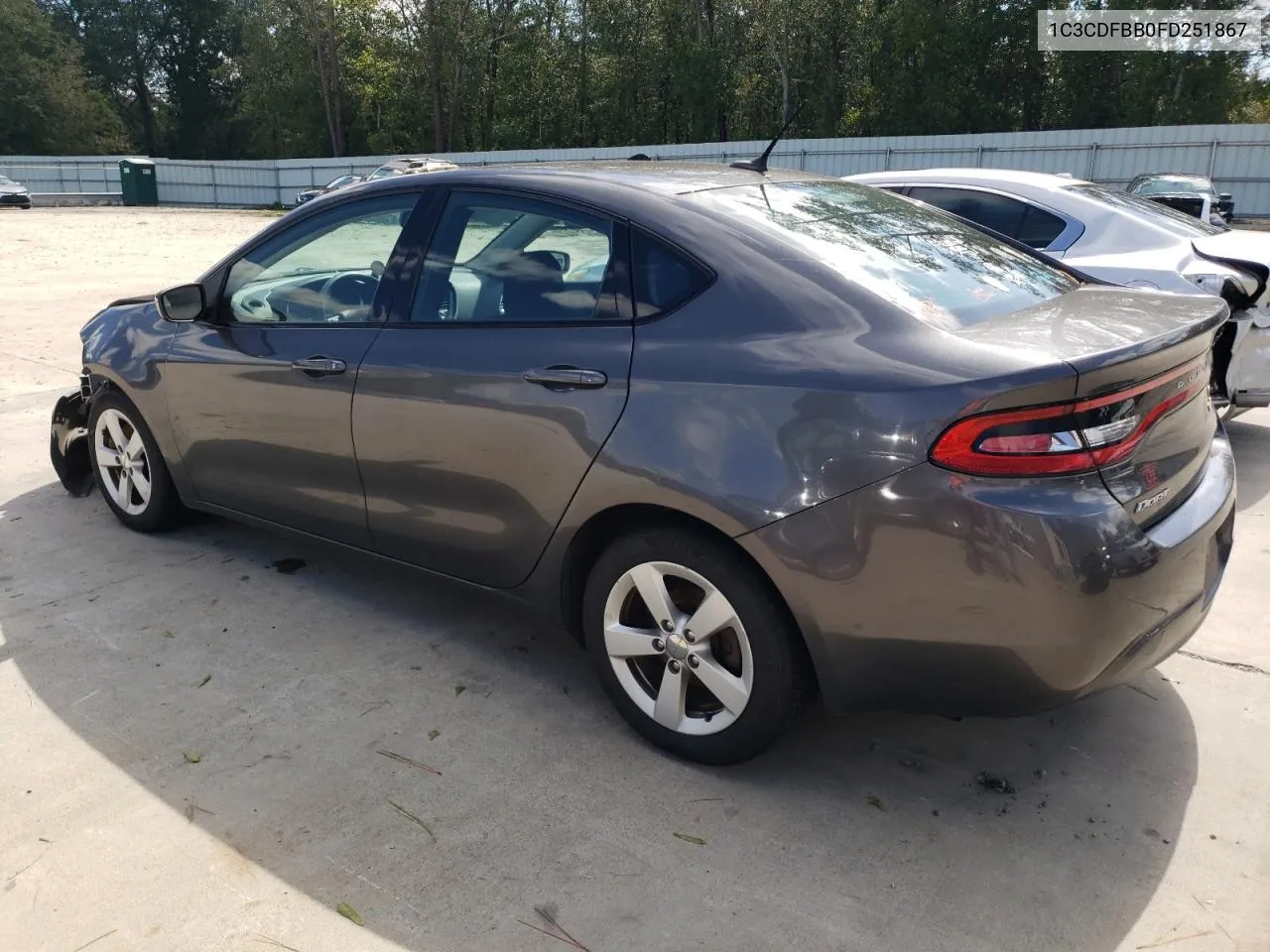 2015 Dodge Dart Sxt VIN: 1C3CDFBB0FD251867 Lot: 73475464