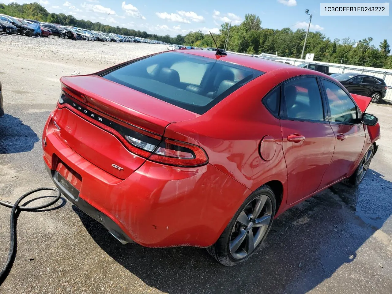 2015 Dodge Dart Gt VIN: 1C3CDFEB1FD243272 Lot: 73649554