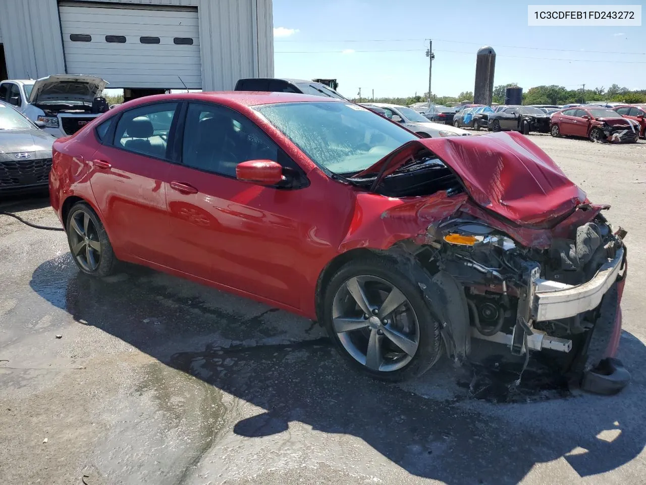 2015 Dodge Dart Gt VIN: 1C3CDFEB1FD243272 Lot: 73649554