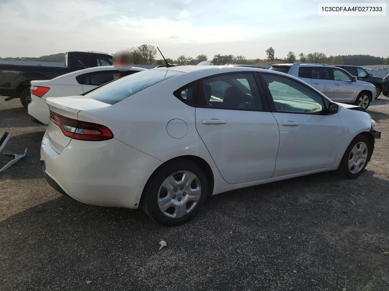 2015 Dodge Dart Se VIN: 1C3CDFAA4FD277333 Lot: 74229304