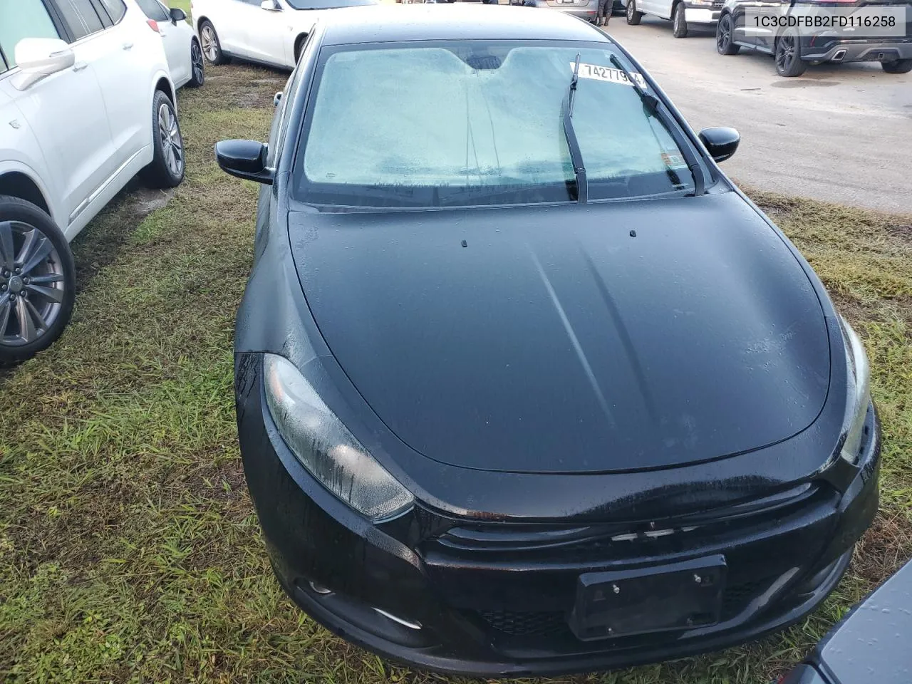 2015 Dodge Dart Sxt VIN: 1C3CDFBB2FD116258 Lot: 74277964