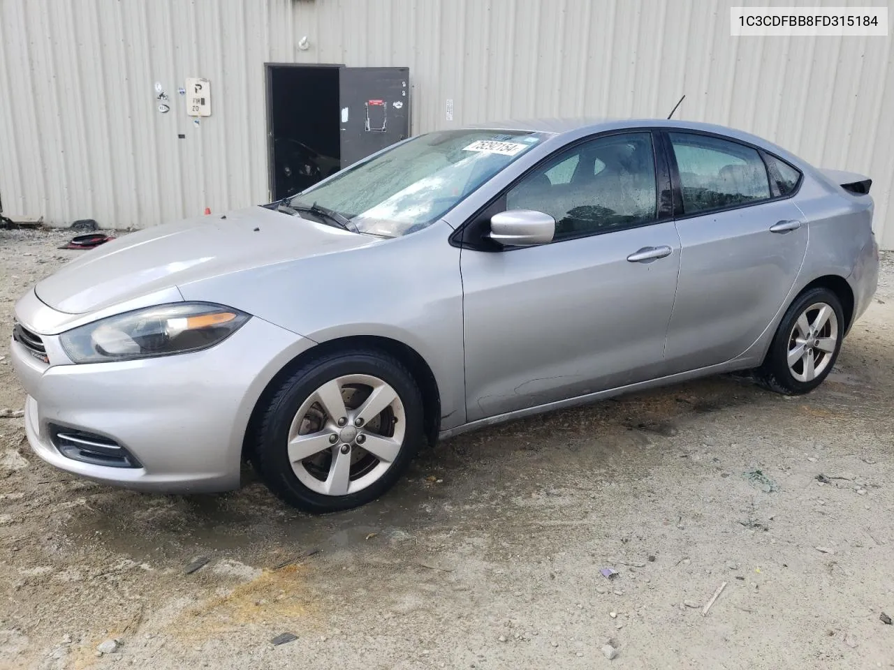 2015 Dodge Dart Sxt VIN: 1C3CDFBB8FD315184 Lot: 75292154