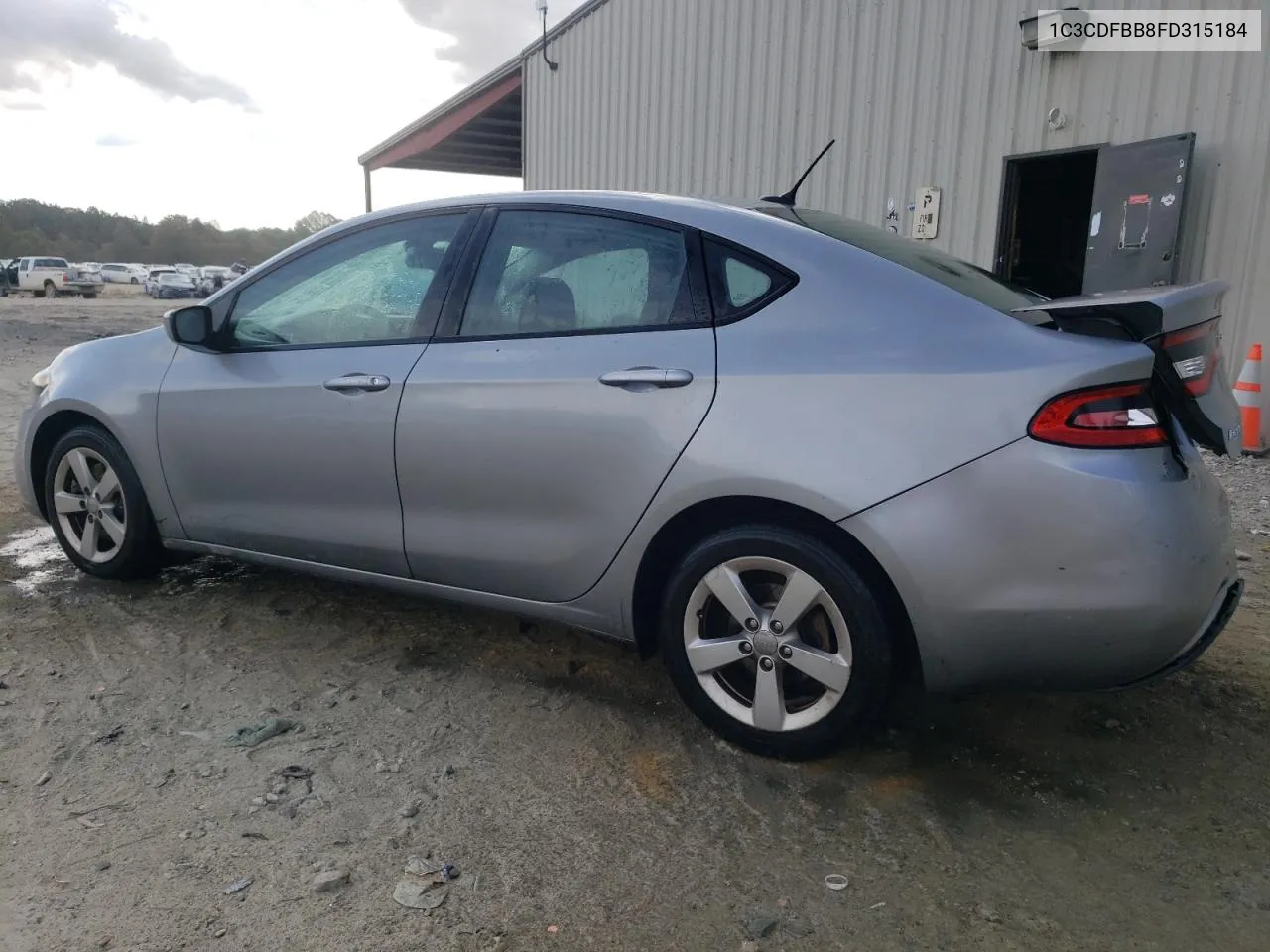 2015 Dodge Dart Sxt VIN: 1C3CDFBB8FD315184 Lot: 75292154