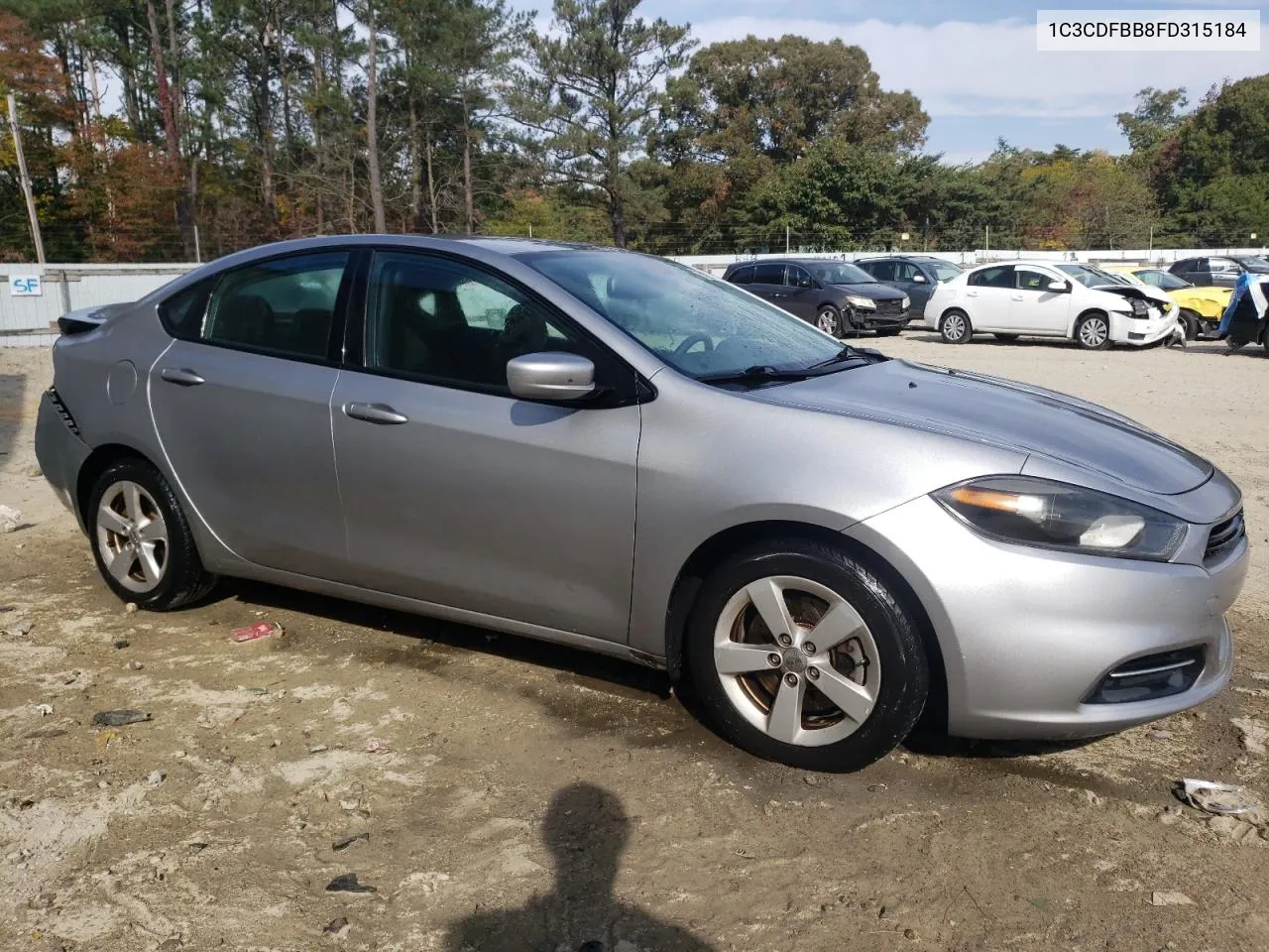 2015 Dodge Dart Sxt VIN: 1C3CDFBB8FD315184 Lot: 75292154