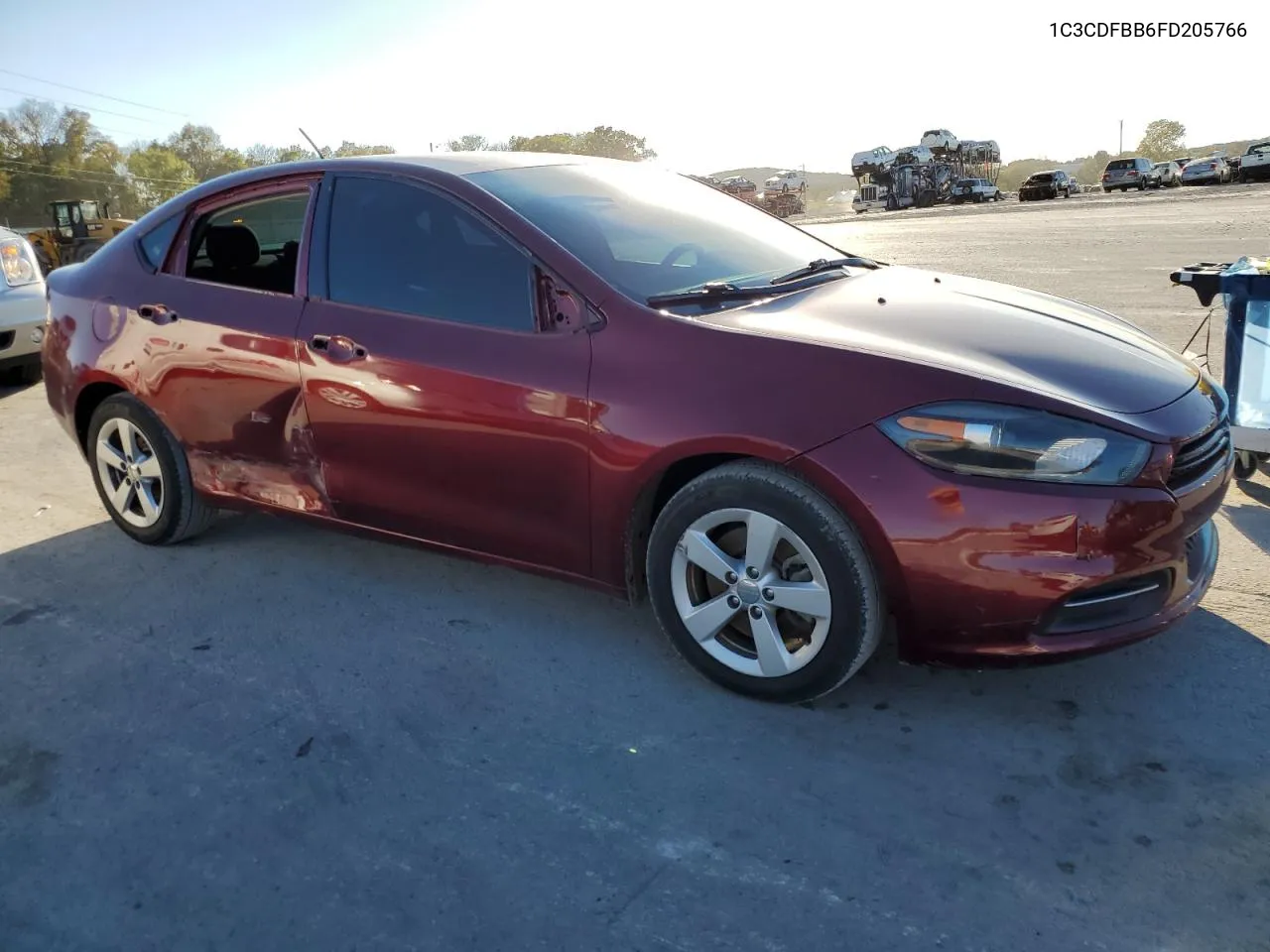 2015 Dodge Dart Sxt VIN: 1C3CDFBB6FD205766 Lot: 75360374