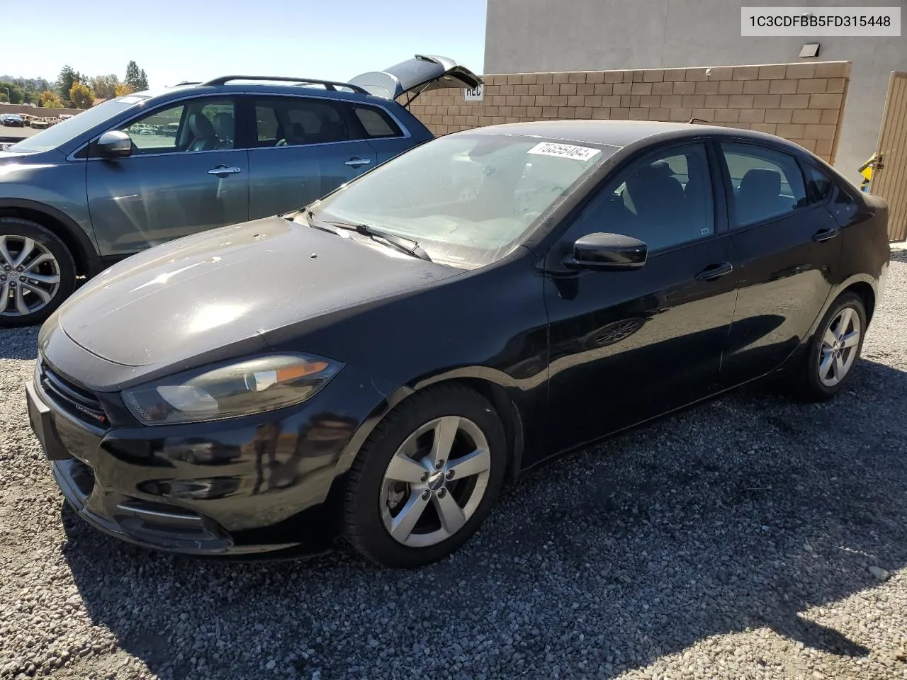 2015 Dodge Dart Sxt VIN: 1C3CDFBB5FD315448 Lot: 75656484