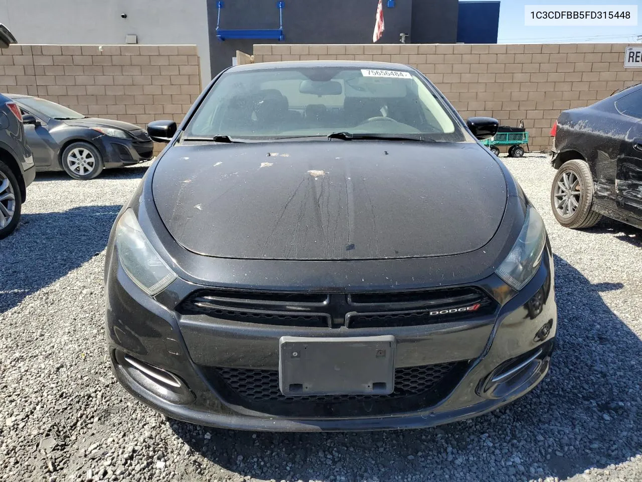 2015 Dodge Dart Sxt VIN: 1C3CDFBB5FD315448 Lot: 75656484