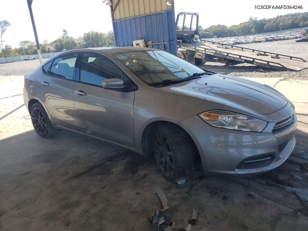 2015 Dodge Dart Se VIN: 1C3CDFAA6FD364246 Lot: 75744744