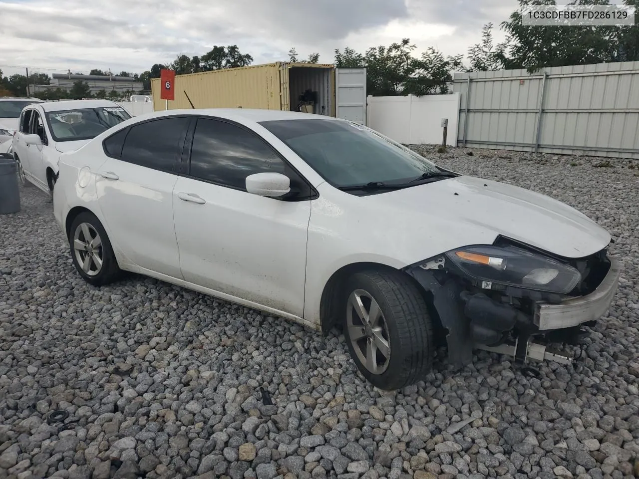 2015 Dodge Dart Sxt VIN: 1C3CDFBB7FD286129 Lot: 75885134