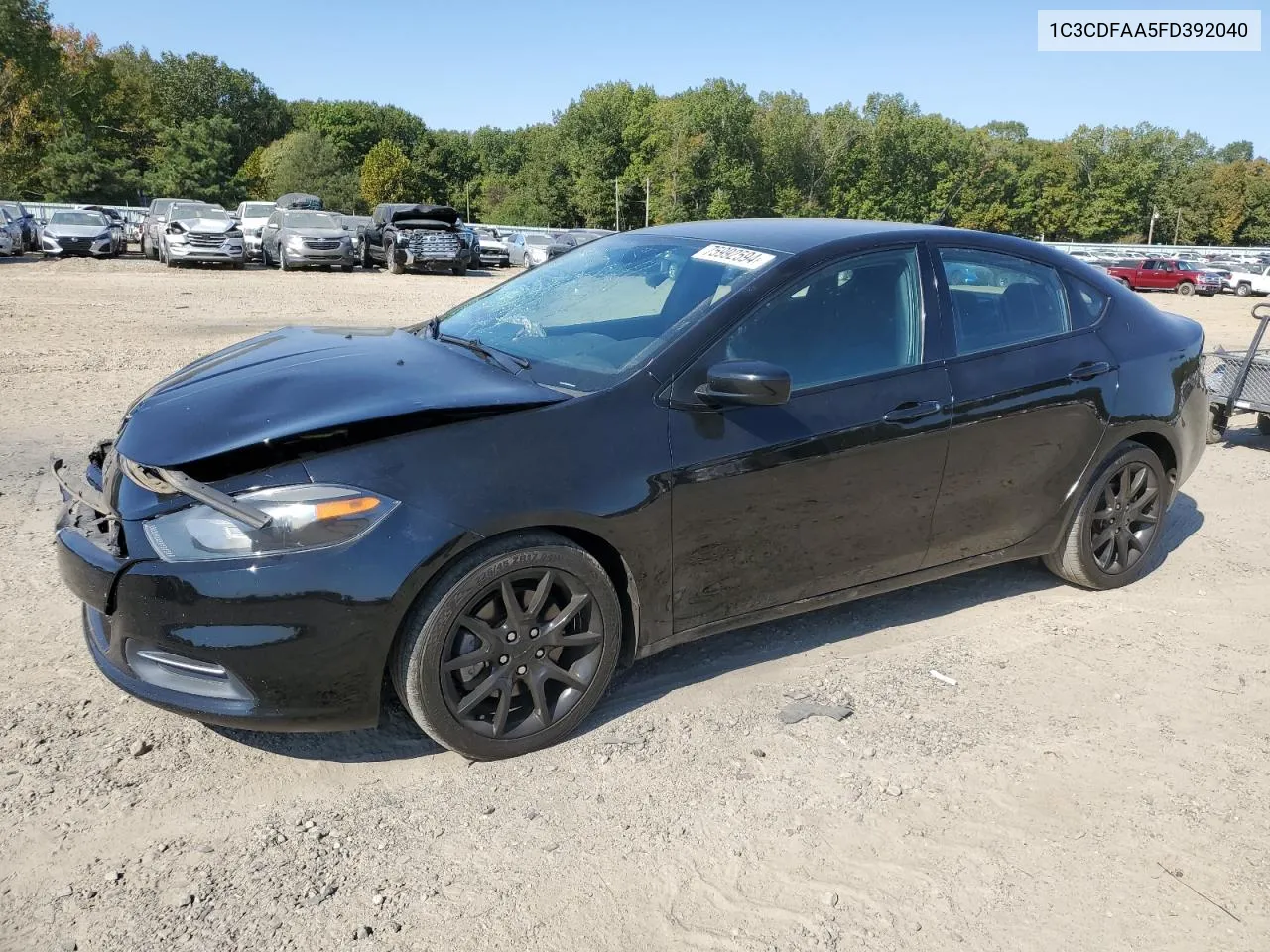 2015 Dodge Dart Se VIN: 1C3CDFAA5FD392040 Lot: 75992594