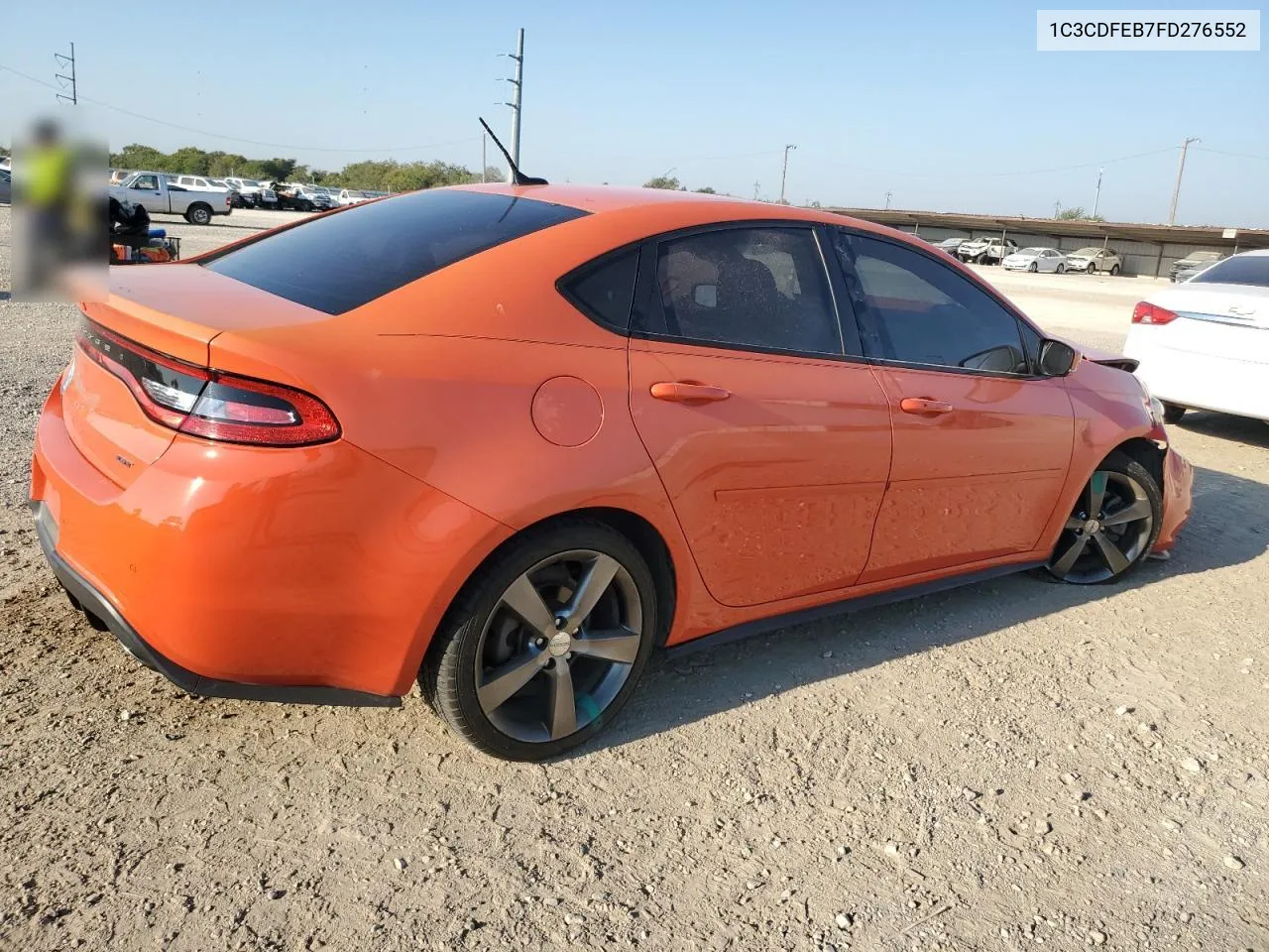 2015 Dodge Dart Gt VIN: 1C3CDFEB7FD276552 Lot: 76062084