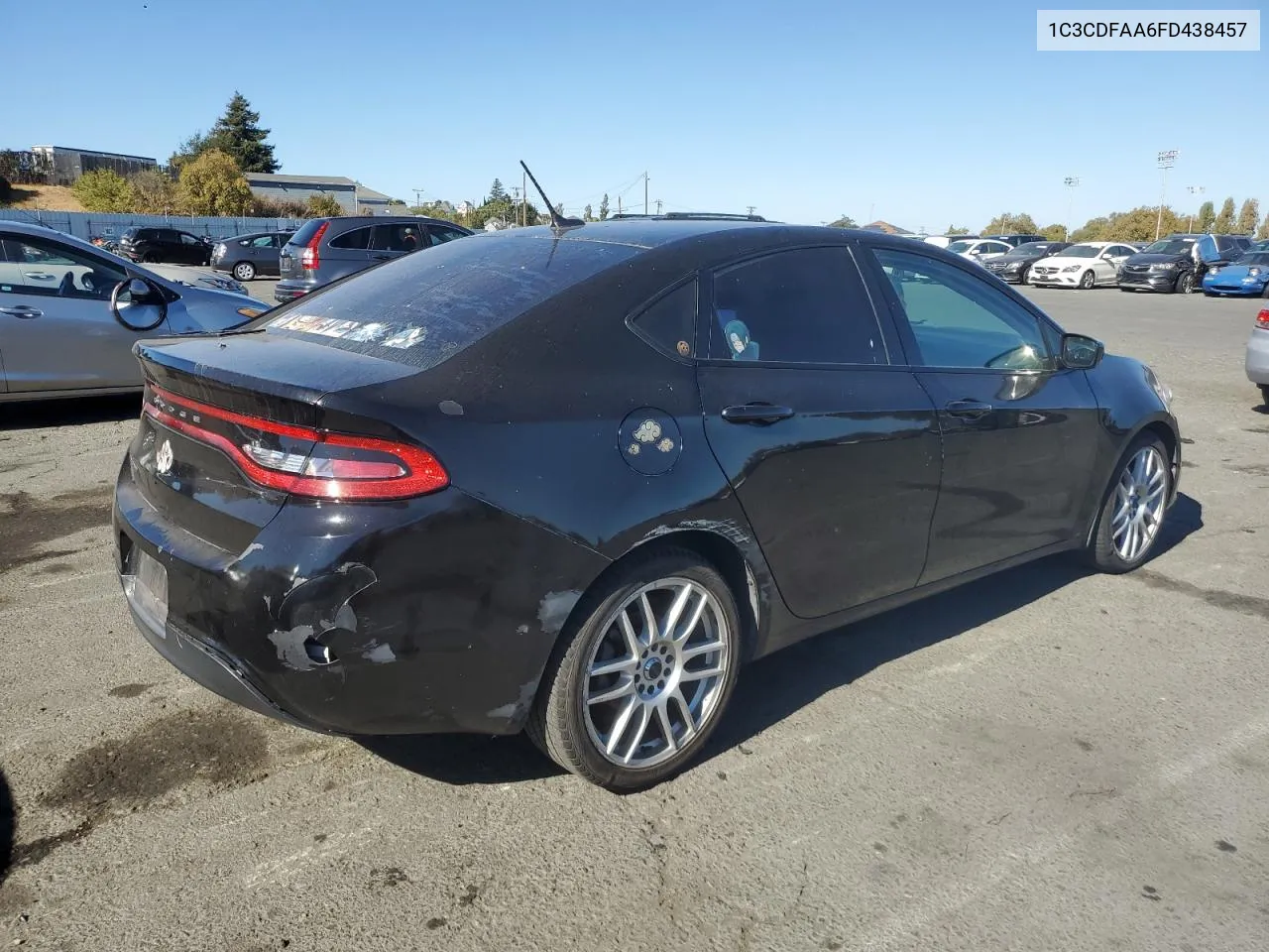 2015 Dodge Dart Se VIN: 1C3CDFAA6FD438457 Lot: 76148264