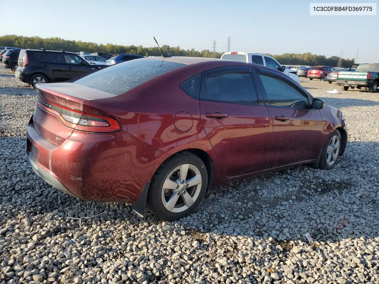 2015 Dodge Dart Sxt VIN: 1C3CDFBB4FD369775 Lot: 76343294