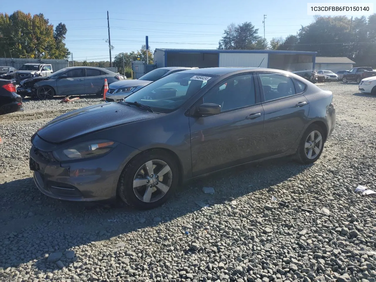 2015 Dodge Dart Sxt VIN: 1C3CDFBB6FD150140 Lot: 76464434