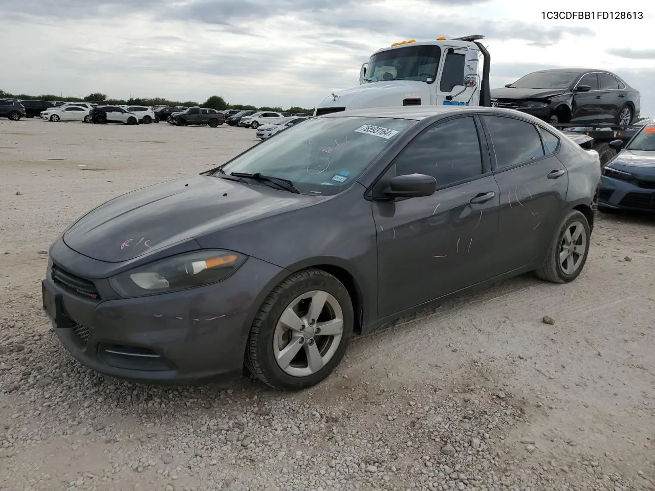 2015 Dodge Dart Sxt VIN: 1C3CDFBB1FD128613 Lot: 76593164