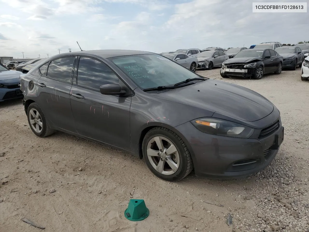 2015 Dodge Dart Sxt VIN: 1C3CDFBB1FD128613 Lot: 76593164